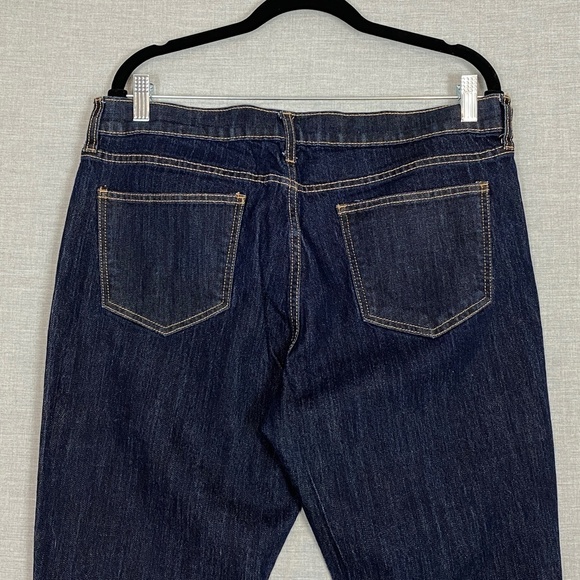 Old Navy The Flirt Jeans Sz 14 Long Boot Cut Dark Wash High Rise - Picture 4 of 7